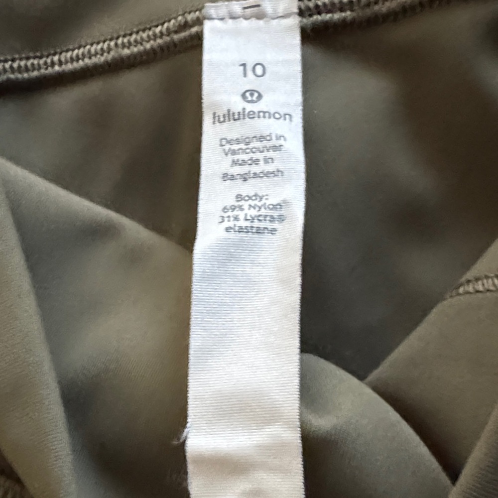 Lululemon Olive Green Leggings - Picture 4 of 4